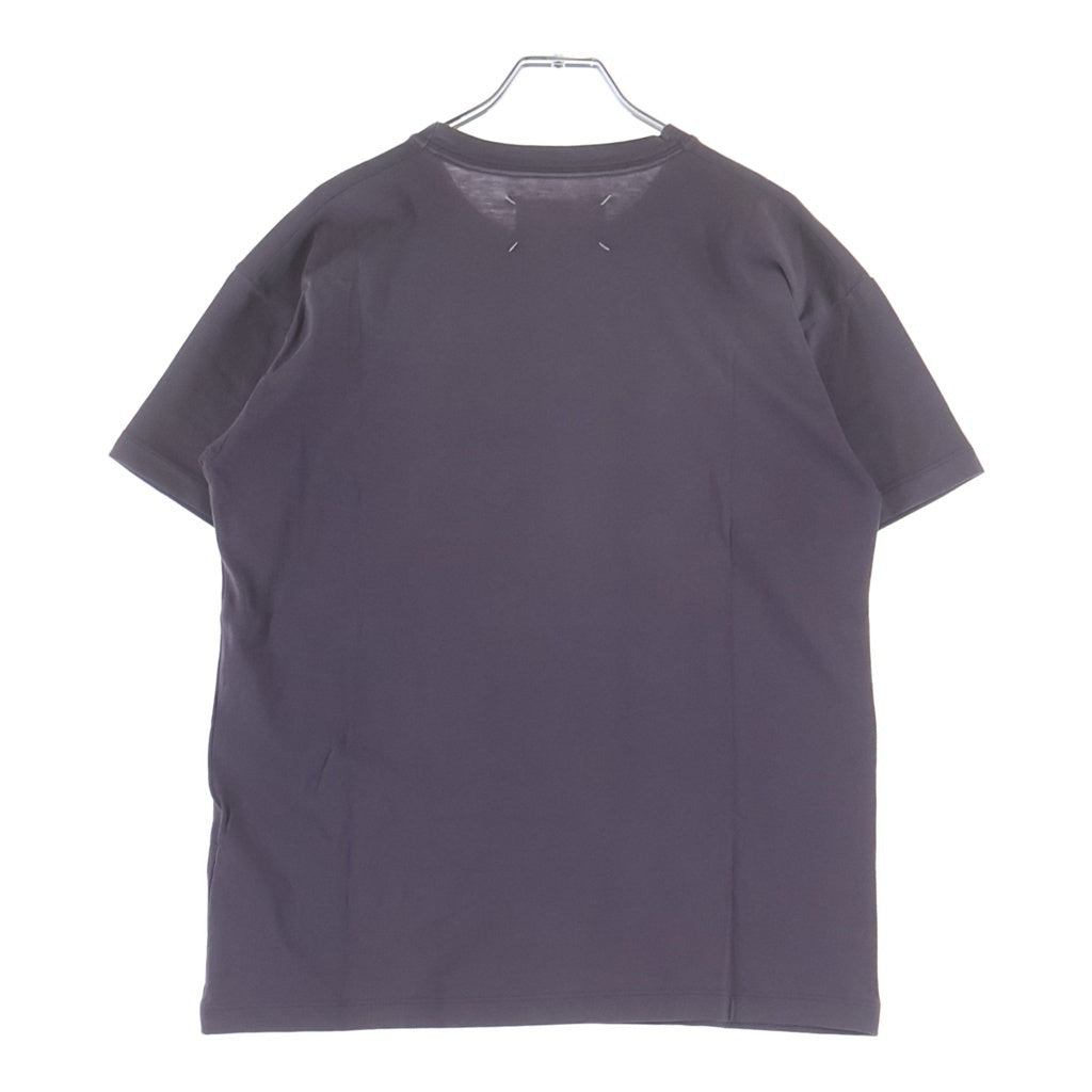 Maison Margiela(メゾンマルジェラ) 24SS リバースロゴ刺繍 クルーネック 半袖 Tシャツ カットソー パープル S51GC0526 S20079 レディース