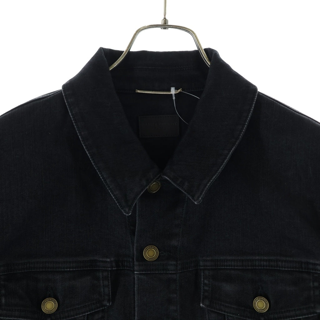 SAINT LAURENT PARIS(サンローランパリ) デニム トラッカージャケット ブラック 597064