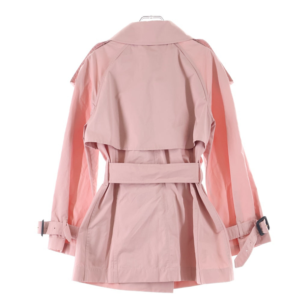 BURBERRY(バーバリー) Fitzrovia フィッツロヴィア トレンチコート ショート ライトウェイトコットン ピンク 8118704 レディース