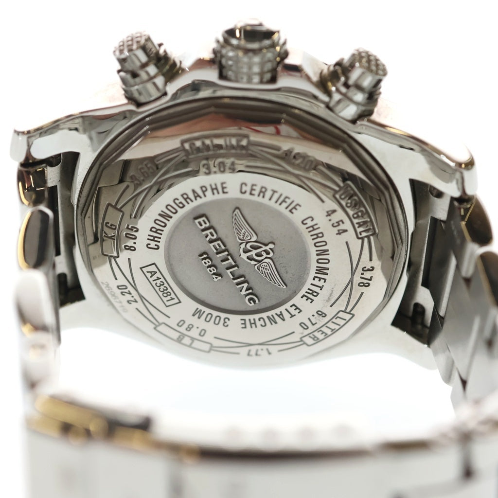 BREITLING(ブライトリング) アベンジャーII クロノグラフ SS/AT ステンレス オートマ 自動巻き 腕時計 A1338111/BC33 黒文字盤