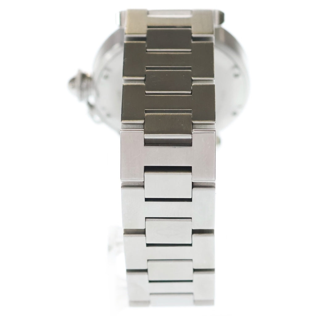 Cartier(カルティエ) パシャC ビッグデイト 白文字盤 自動巻き 腕時計 シルバー W31044M7