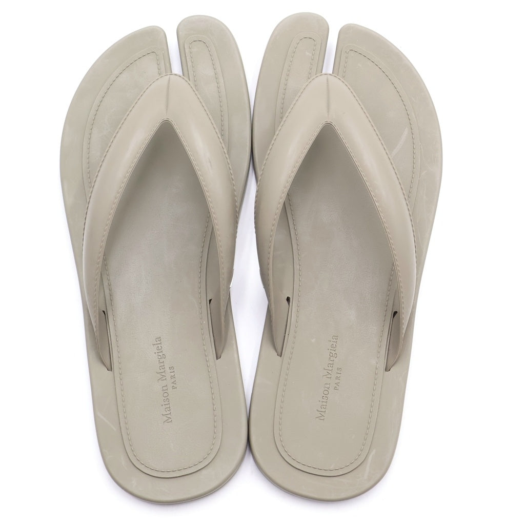 MM6 Maison Margiela(エムエムシックスメゾンマルジェラ) タビ ラバー ビーチ フラットサンダル シューズ グレー レディース