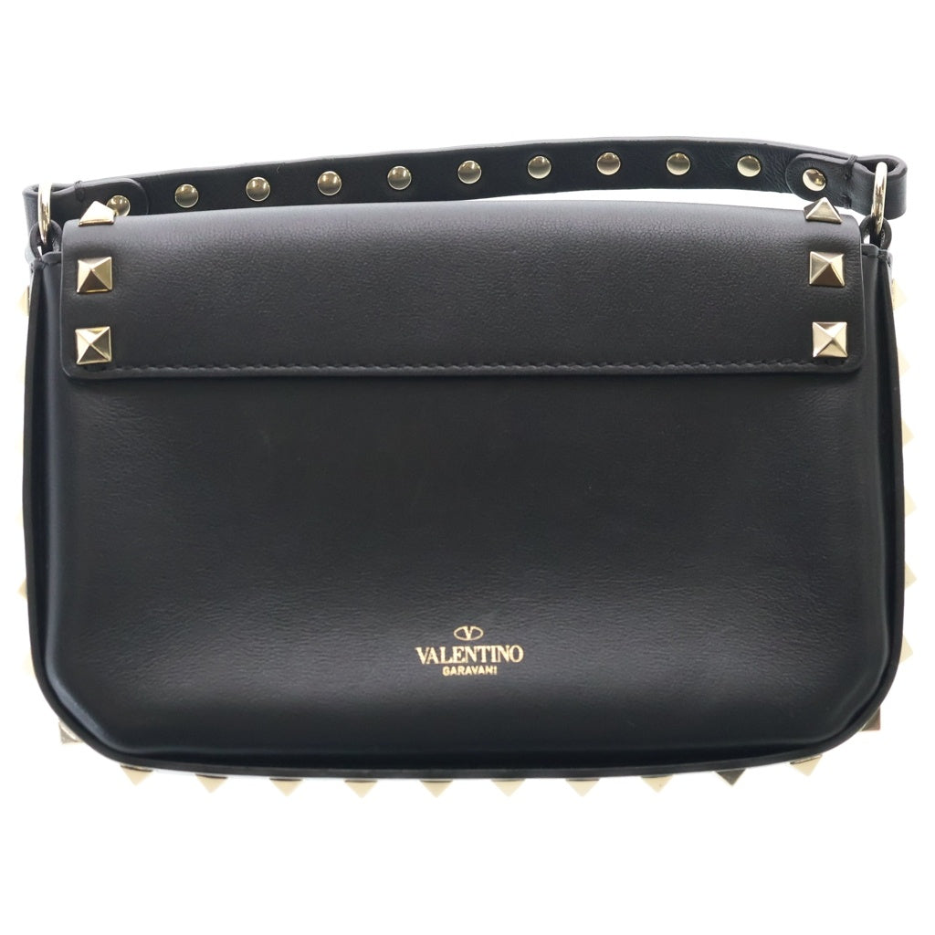 VALENTINO(ヴァレンティノ) ロックスター ロックスタッズ ミニバッグ ショルダーバッグ レザー ゴールド金具 レディース