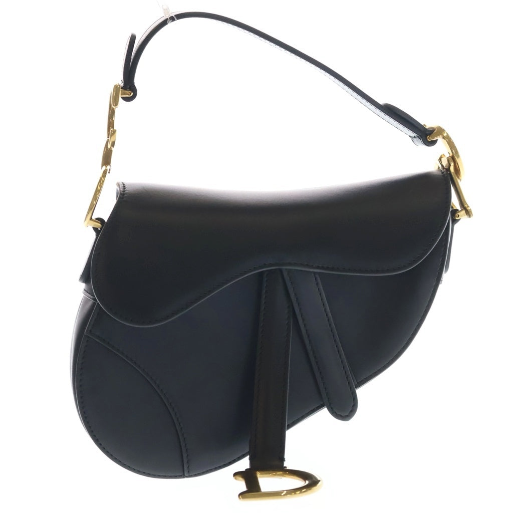 Christian Dior(クリスチャンディオール) Saddle サドルバッグ ミニ ハンドバッグ ブラック レディース