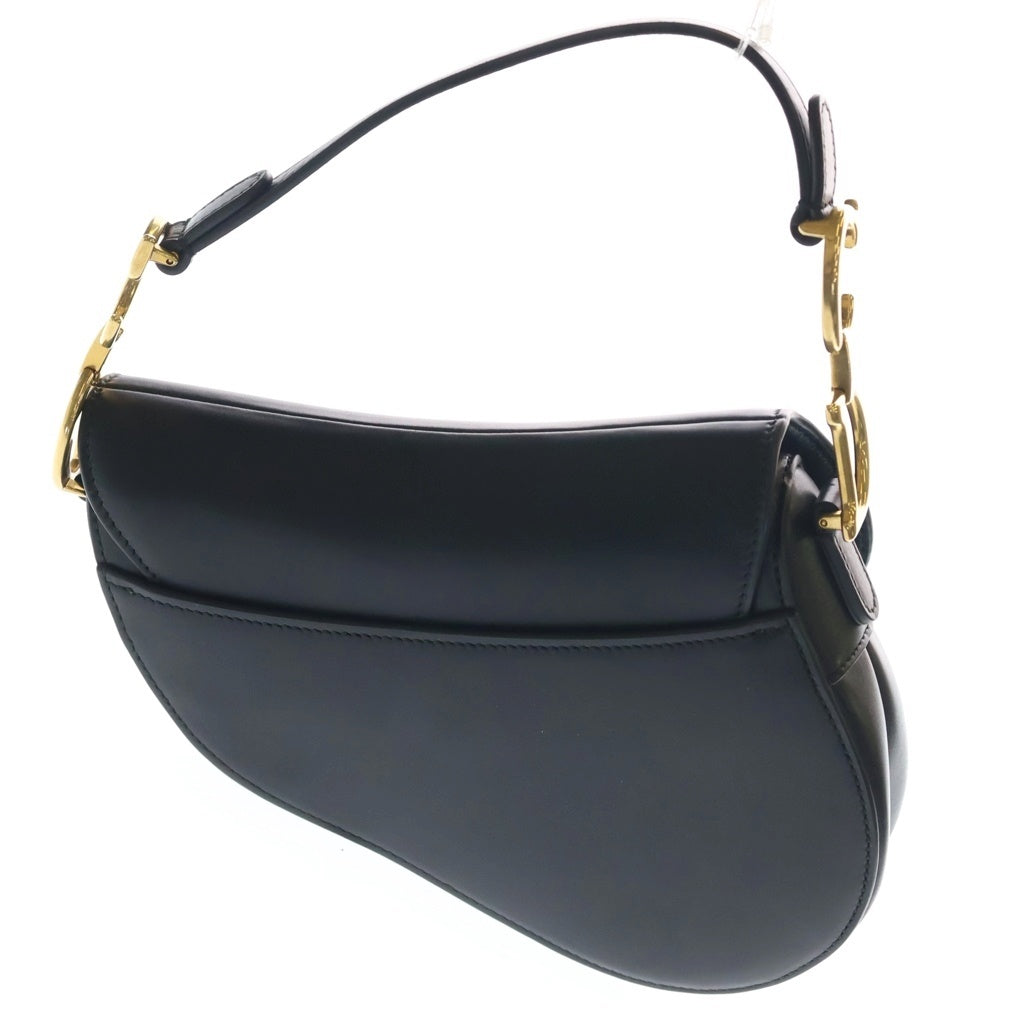Christian Dior(クリスチャンディオール) Saddle サドルバッグ ミニ ハンドバッグ ブラック レディース