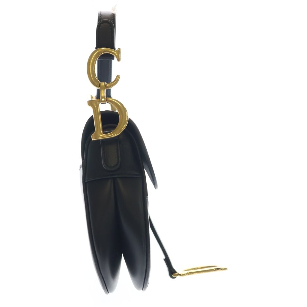 Christian Dior(クリスチャンディオール) Saddle サドルバッグ ミニ ハンドバッグ ブラック レディース