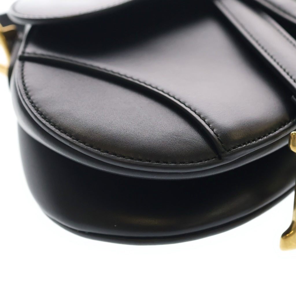 Christian Dior(クリスチャンディオール) Saddle サドルバッグ ミニ ハンドバッグ ブラック レディース