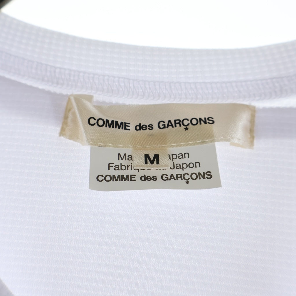 COMME des GARCONS(コムデギャルソン) 22SS AD2021 オーガンジー レイヤード ボリュームスリーブ メッシュ 半袖Tシャツ カットソー ホワイト レディース GI-T009