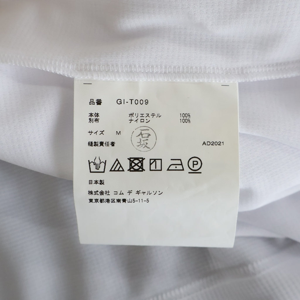 COMME des GARCONS(コムデギャルソン) 22SS AD2021 オーガンジー レイヤード ボリュームスリーブ メッシュ 半袖Tシャツ カットソー ホワイト レディース GI-T009
