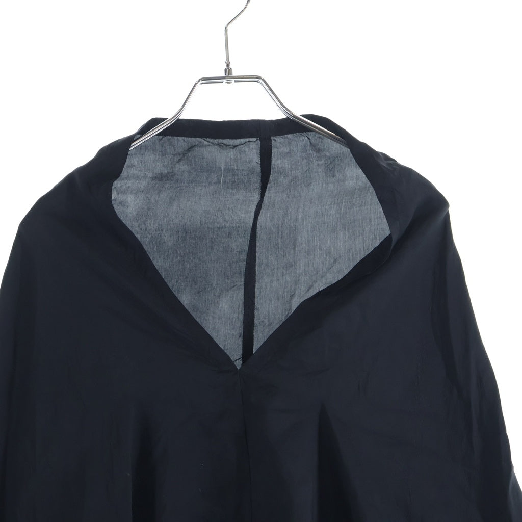 COMME des GARCONS(コムデギャルソン) 23SS AD2022 変形 キュプラ クロップド 長袖 トップス ブラック レディース RK-B010