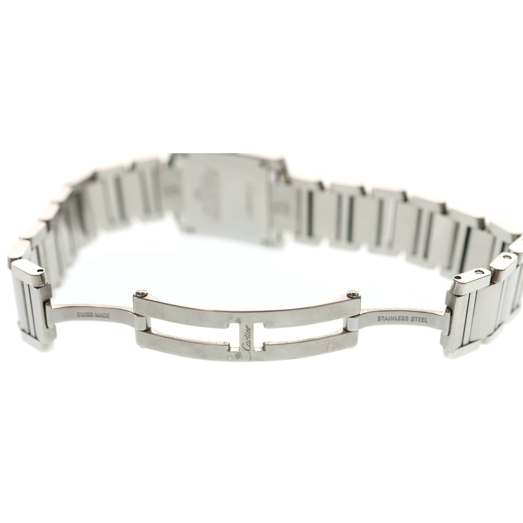 Cartier(カルティエ) タンクフランセーズSM SS/QZ ステンレス クォーツ クオーツ 腕時計 W51008Q3 白文字盤 レディース