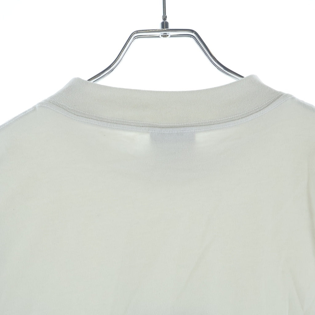 BALENCIAGA(バレンシアガ) フロントロゴプリントTシャツ アイボリー #M