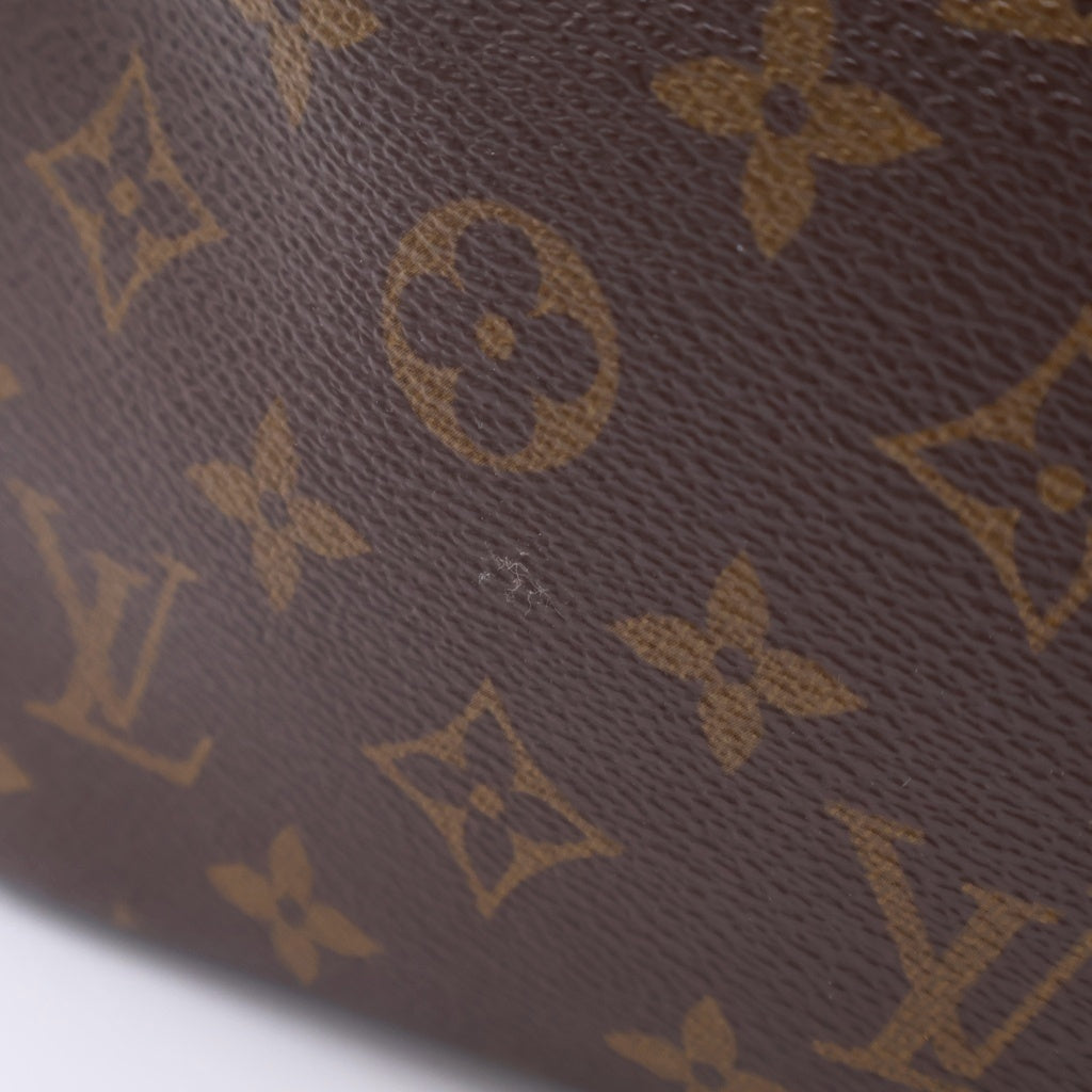 LOUIS VUITTON(ルイヴィトン) モノグラム トゥルーストワレット23 セカンドバッグ ポーチ 収納 ブラウン レザー×PVC M47524 ゴールド金具 レディース
