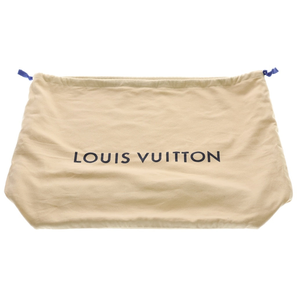 LOUIS VUITTON(ルイヴィトン) ダミエ グリート ハンドバッグ ブラウン レザー×PVC N48108 ゴールド金具 レディース
