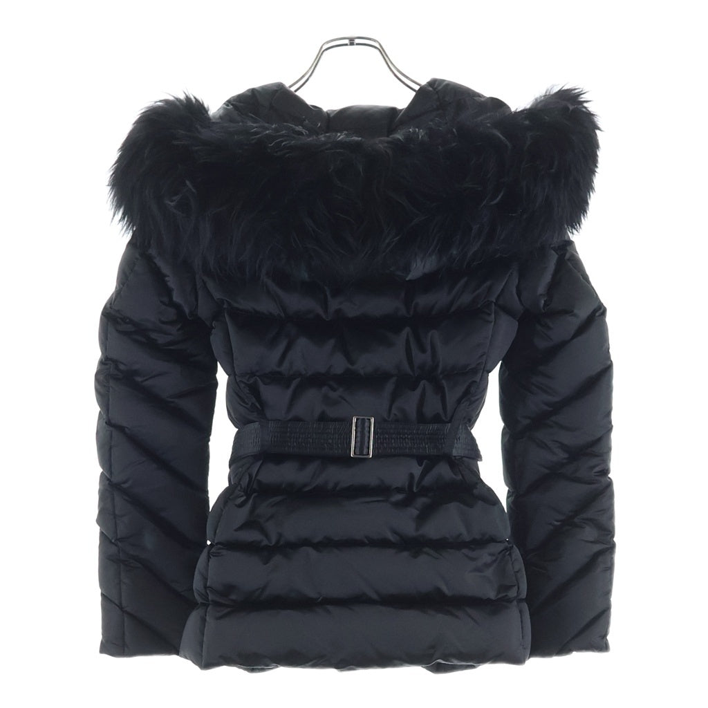 MONCLER(モンクレール) 24AW CUPIDONE GIUBBOTTO キュピドン ファー付き ジップアップ ナイロン ショート ダウンジャケット ブラック J20931A00177 59685 レディース