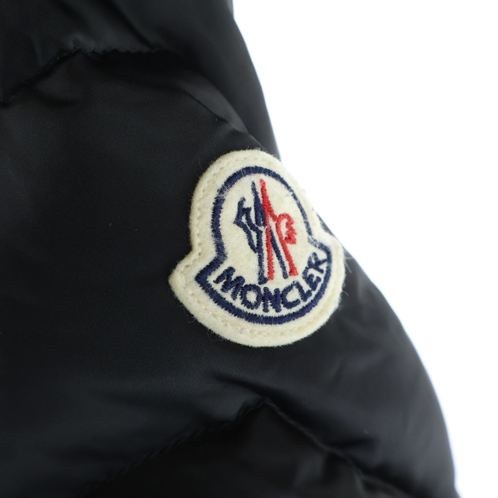 MONCLER(モンクレール) 24AW CUPIDONE GIUBBOTTO キュピドン ファー付き ジップアップ ナイロン ショート ダウンジャケット ブラック J20931A00177 59685 レディース