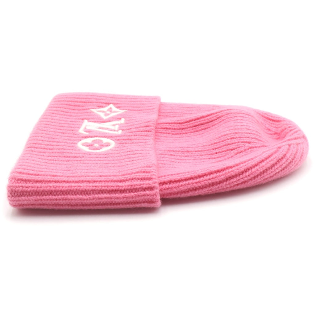 LOUIS VUITTON(ルイヴィトン) LV Headline Beanie LVヘッドライン ビーニー ニット帽 キャップ ピンク M78927 レディース