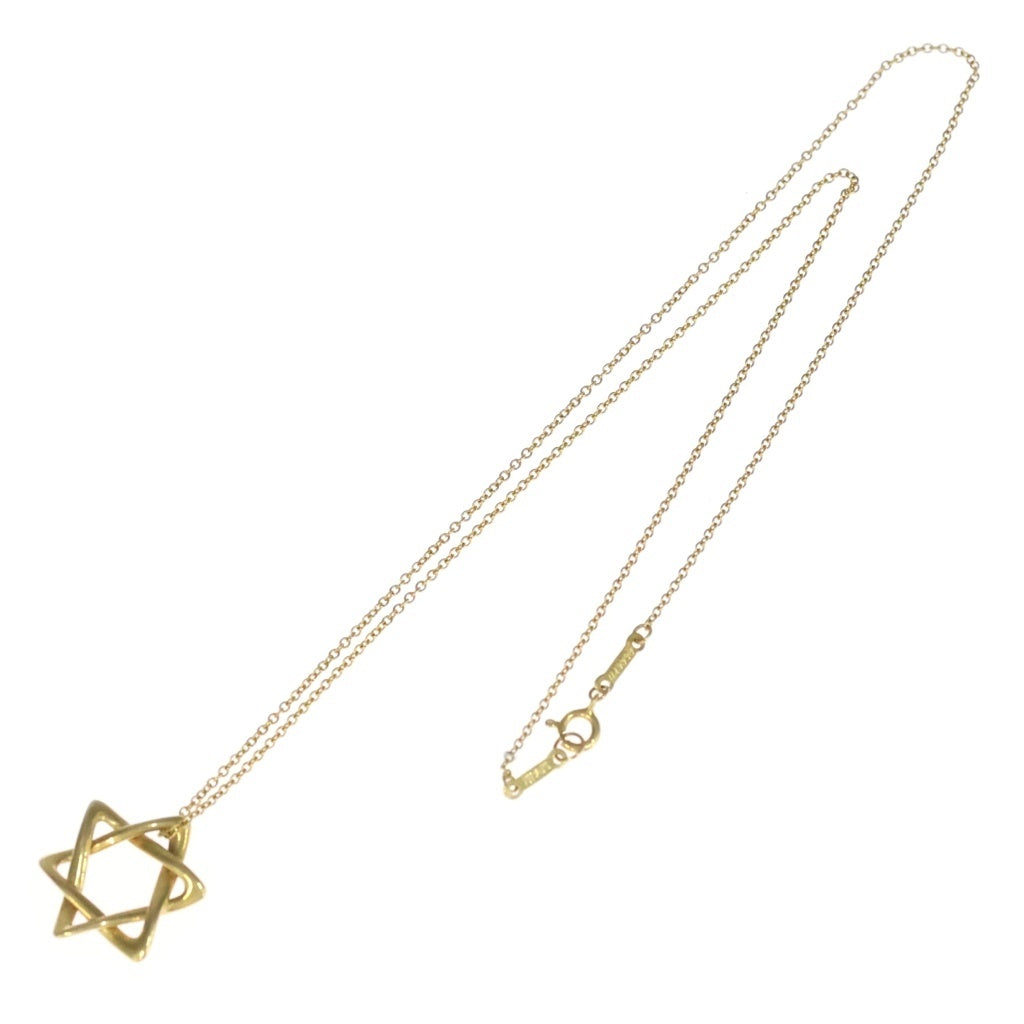 TIFFANY & Co.(ティファニー) エルサペレッティ スターオブダビデ ネックレス K18YG イエローゴールド レディース