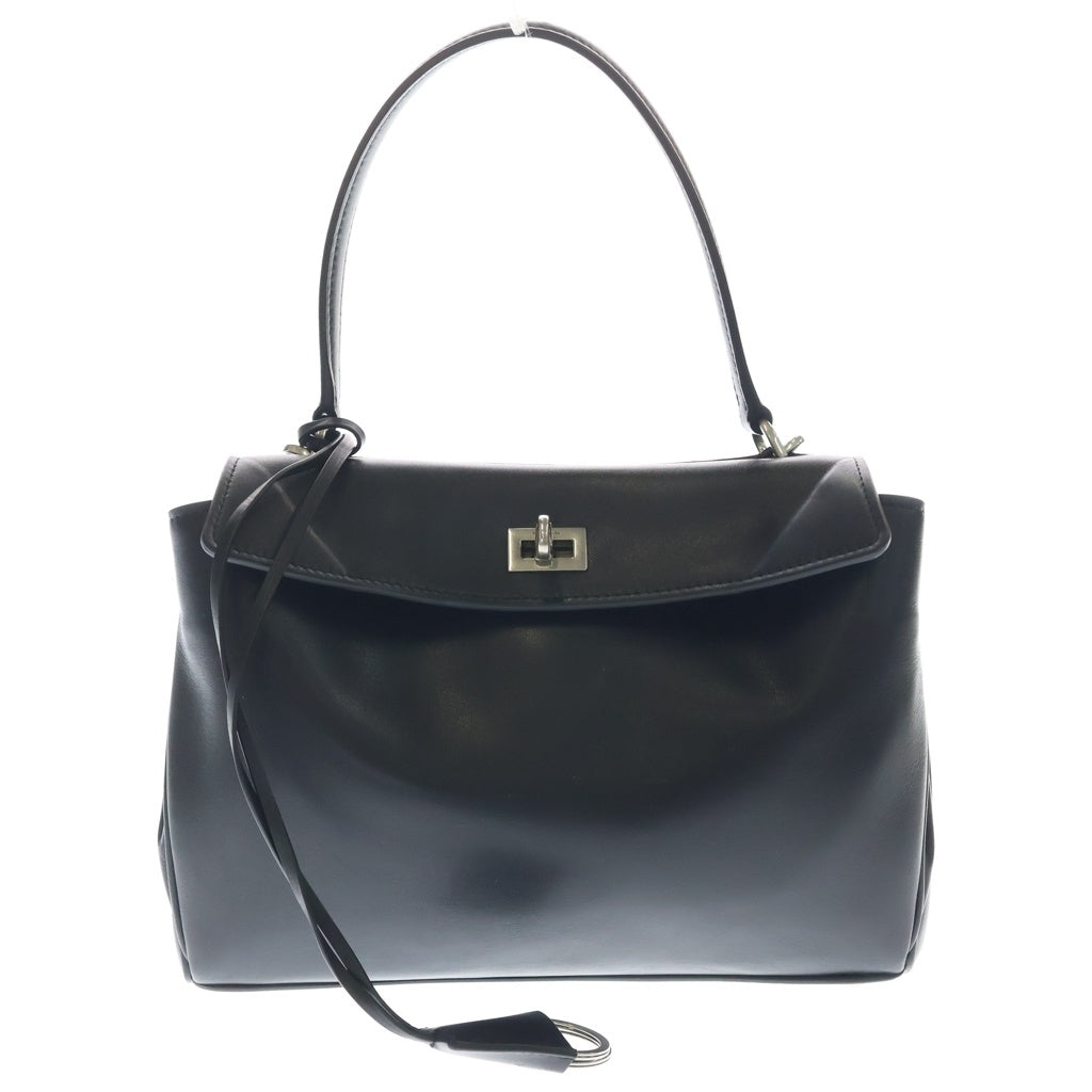 BALENCIAGA(バレンシアガ) ロデオ スモール レザー 2WAY ハンドバッグ ショルダーバッグ ブラック 789779 レディース