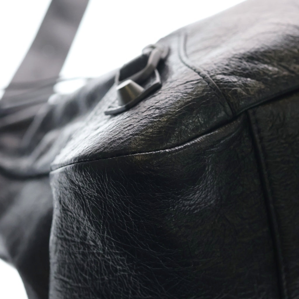BALENCIAGA(バレンシアガ) Le City Moto ル シティ モト ミディアム レザー 2WAY ショルダーバッグ トートバッグ ハンドバッグ ブラック 846186