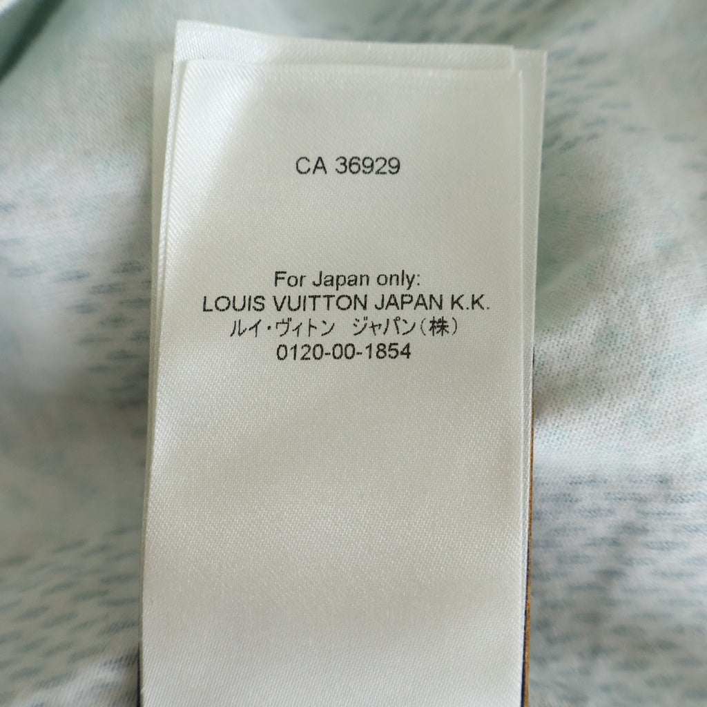 LOUIS VUITTON(ルイヴィトン) ダミエ モノグラムプリント クルーネック 半袖 Tシャツ カットソー ライトグリーン RM242MM NPG HRY10W