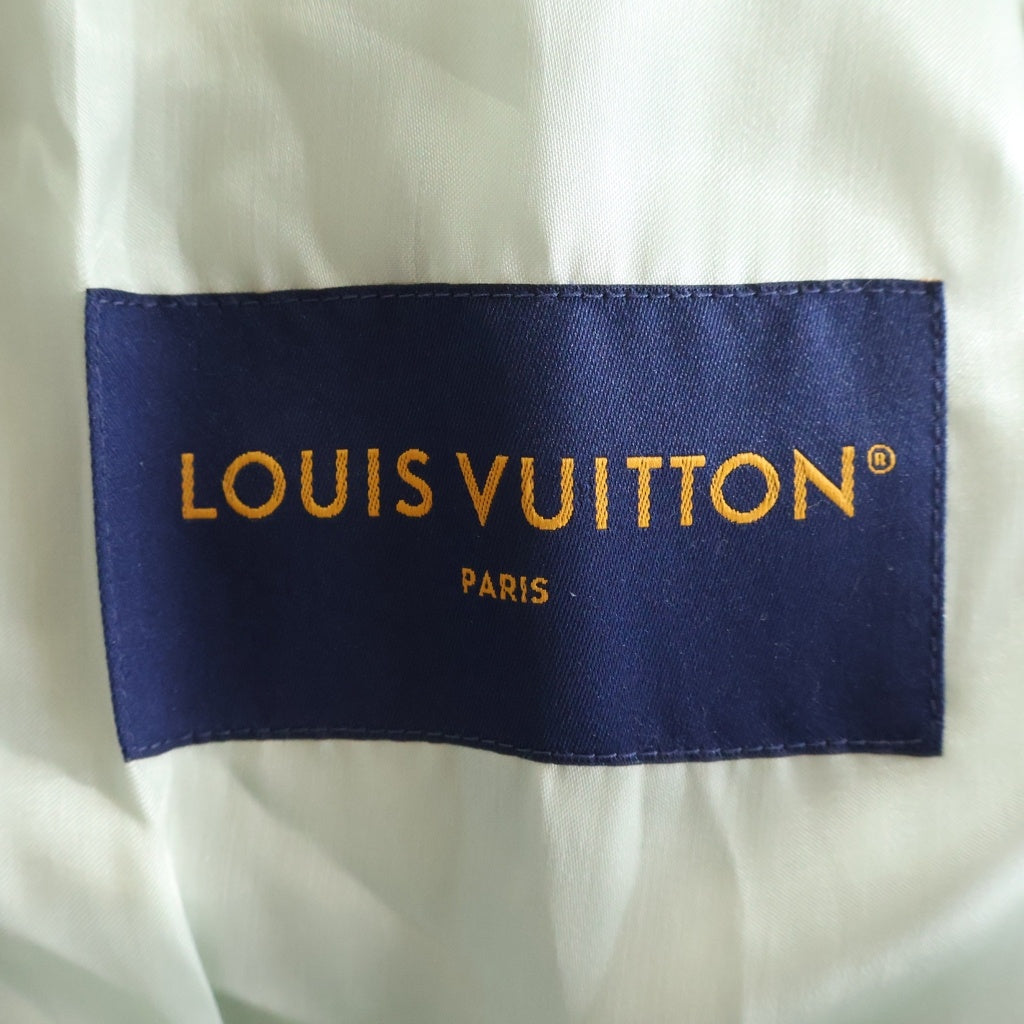 LOUIS VUITTON(ルイヴィトン) 23AW マルチパッチ エピ レザー スタジアムジャケット ブルゾン スタジャン グレー RM232 CAW HPL68E