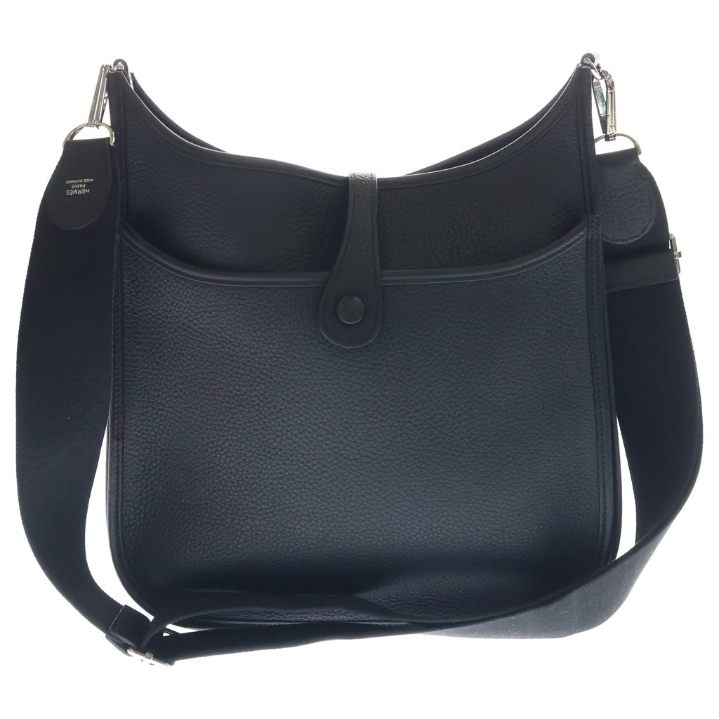 HERMES(エルメス) エブリンPM トリヨンクレマンス シルバー金具 ショルダーバッグ K刻印 ノワール ブラック レディース
