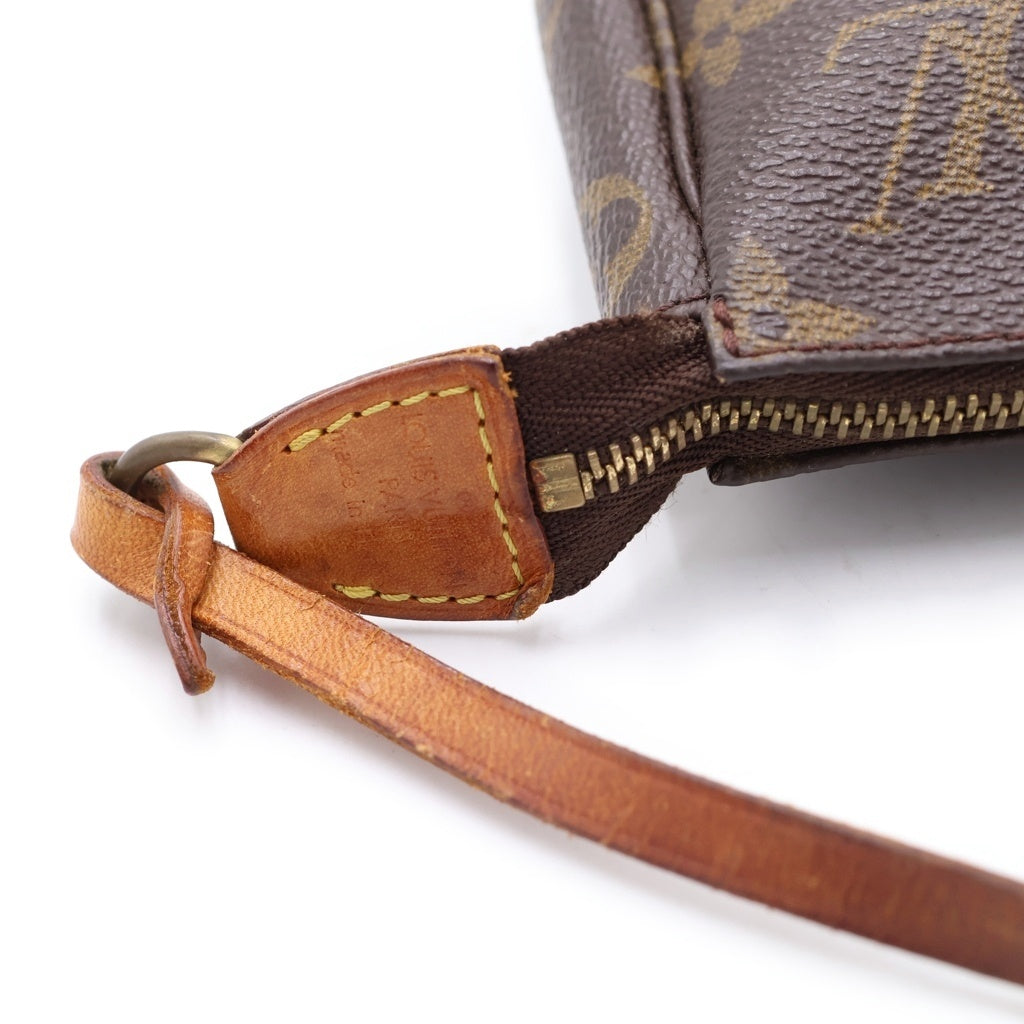 LOUIS VUITTON(ルイヴィトン) ポシェットアクセソワール ポーチ モノグラム PVC レザー ブラウン M51980 レディース