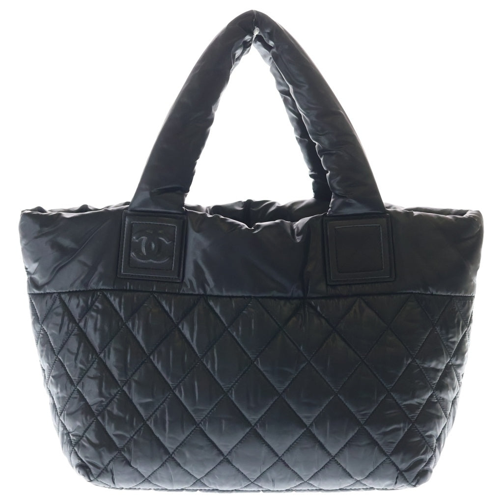 CHANEL(シャネル) コココクーン トートバッグPM ハンドバッグ ブラック ナイロン レディース