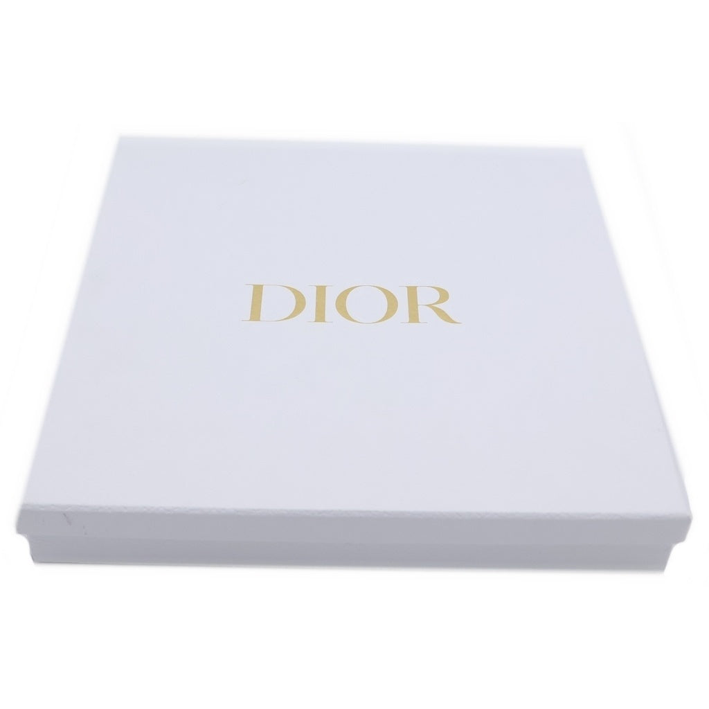 Christian Dior(クリスチャンディオール) Dioriviera ショートスリーブ フィット セーター コットン半袖ニット リブ編み ロゴ ネイビー 644S16B7E72 RFID レディース
