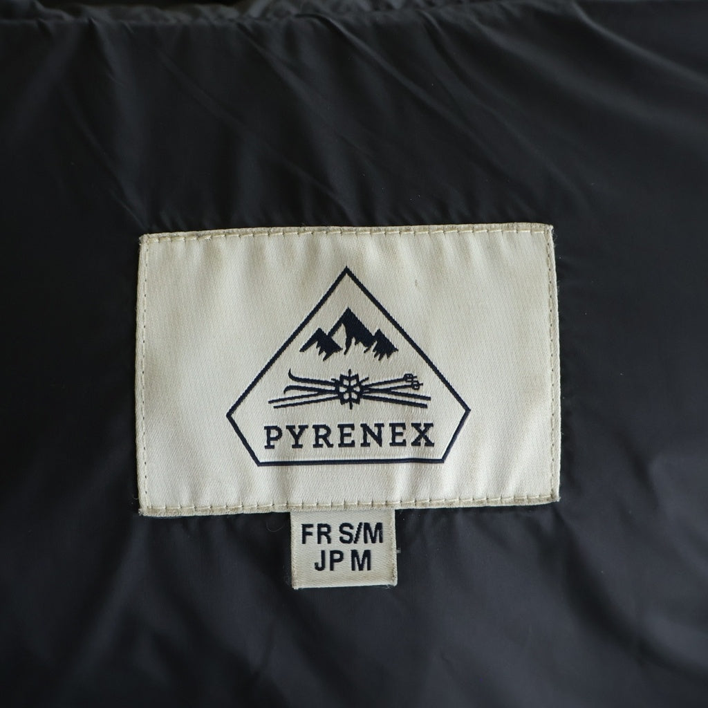 PYRENEX(ピレネックス) アヌシー ファー フーデッド ダウンジャケット ブラック