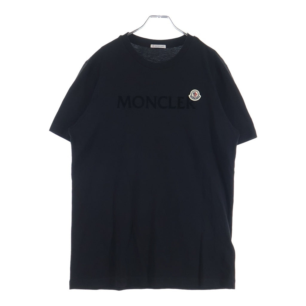 MONCLER(モンクレール) ■ロゴワッペンTシャツ 黒 コットン #L RN116347