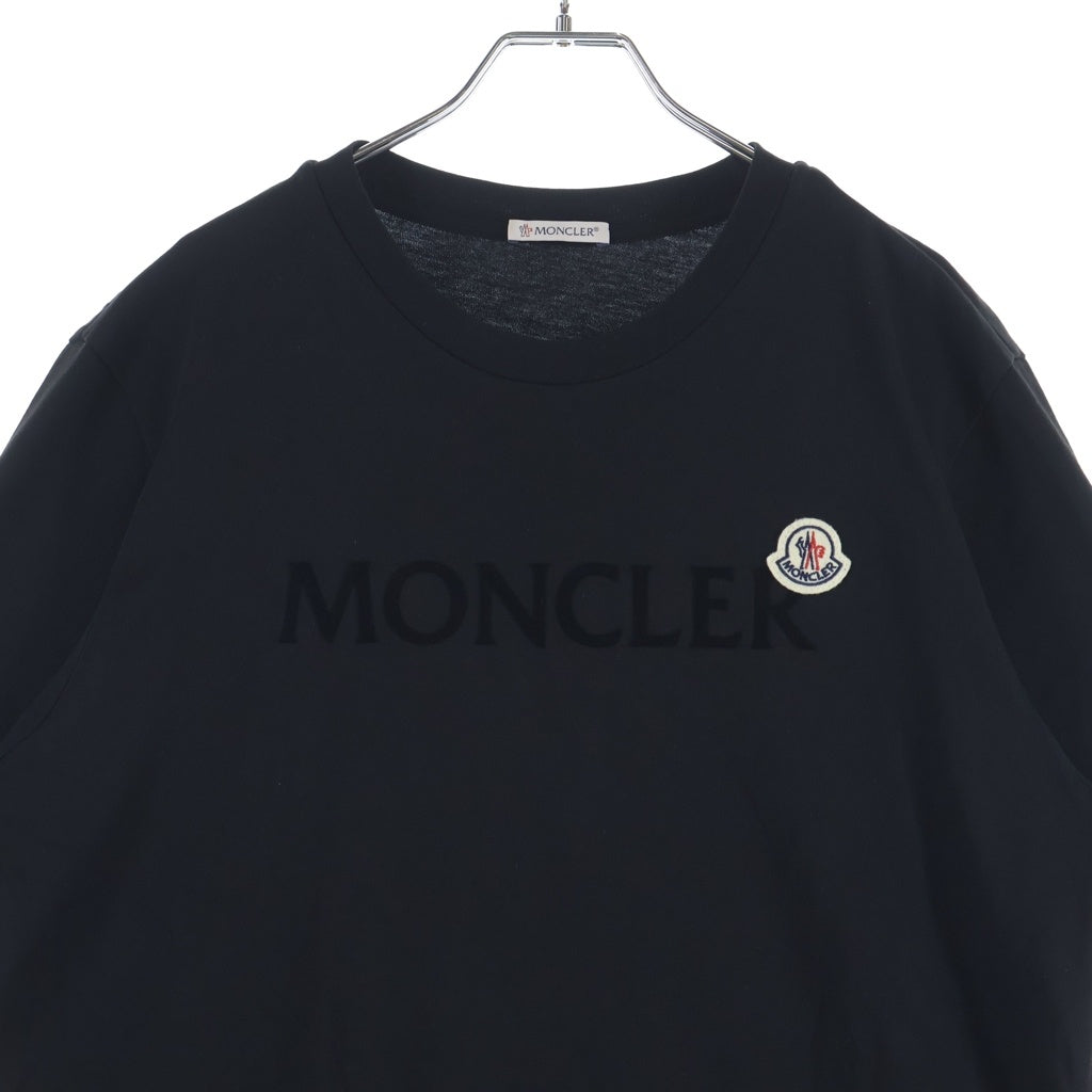 MONCLER(モンクレール) ■ロゴワッペンTシャツ 黒 コットン #L RN116347