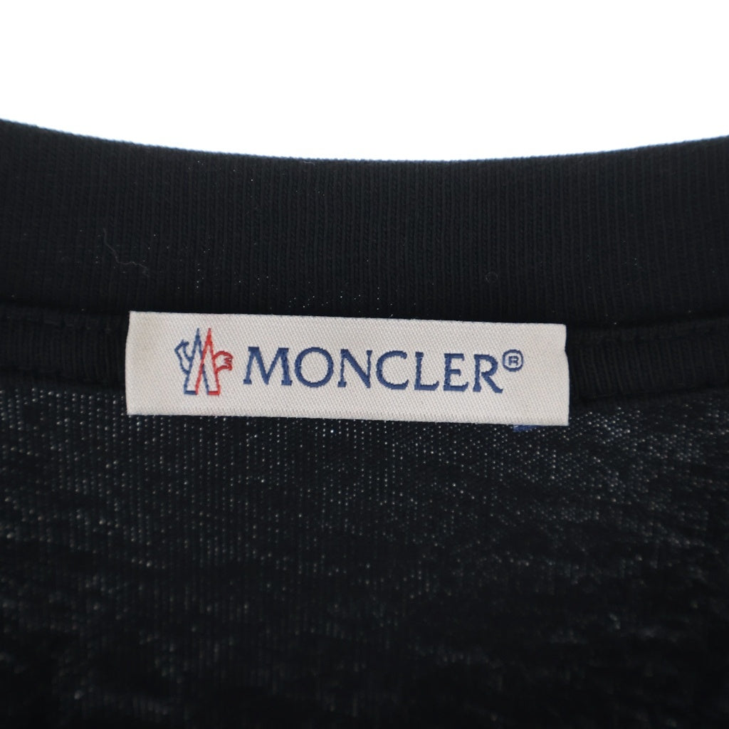 MONCLER(モンクレール) ■ロゴワッペンTシャツ 黒 コットン #L RN116347