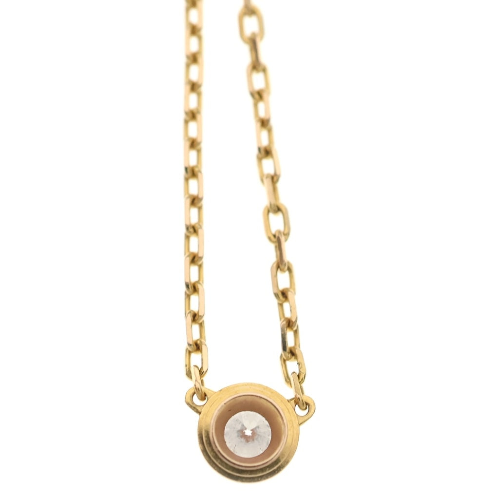 Cartier(カルティエ) ダムール XS 1Pダイヤ Au750 K18YG ダイヤモンド ネックレス イエローゴールド レディース