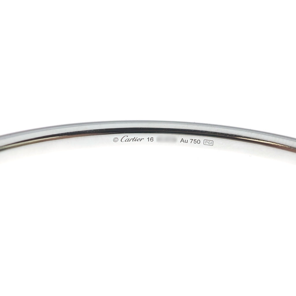 Cartier(カルティエ) エタンセル ドゥ カルティエ ダイヤ ブレスレット バングル 750WG ホワイトゴールド レディース