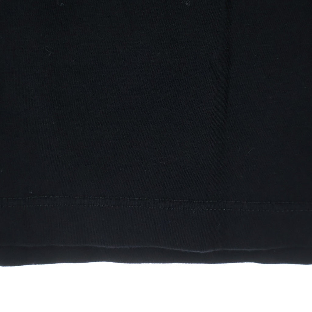 VALENTINO(ヴァレンティノ) VLTN ロゴ コットン 半袖 Tシャツ カットソー L ブラック UV3MG08G6LC