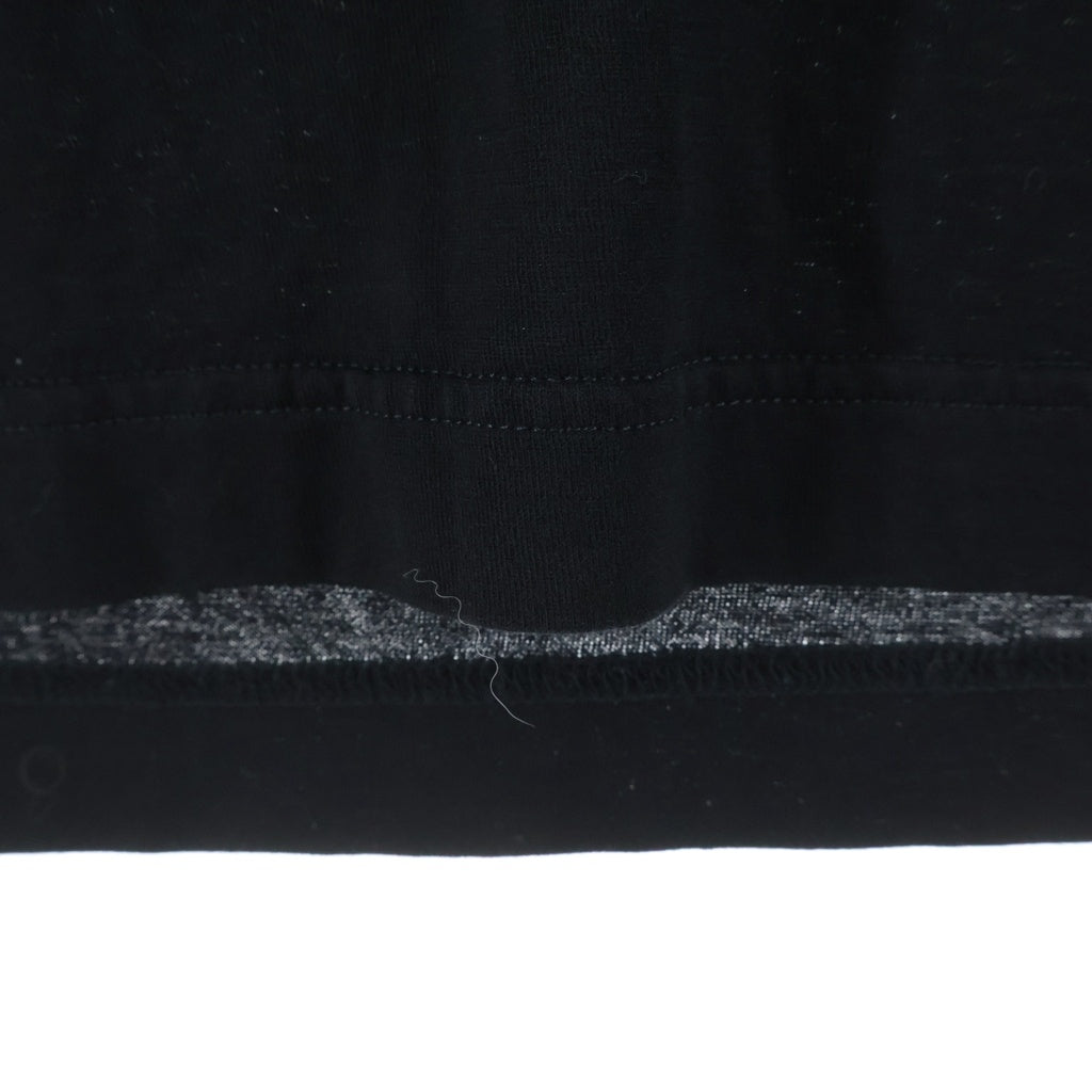 DOLCE & GABBANA(ドルチェアンドガッバーナ) エンボス加工 ロゴ コットン 半袖 Tシャツ カットソー #54 ブラック G8PP4Z