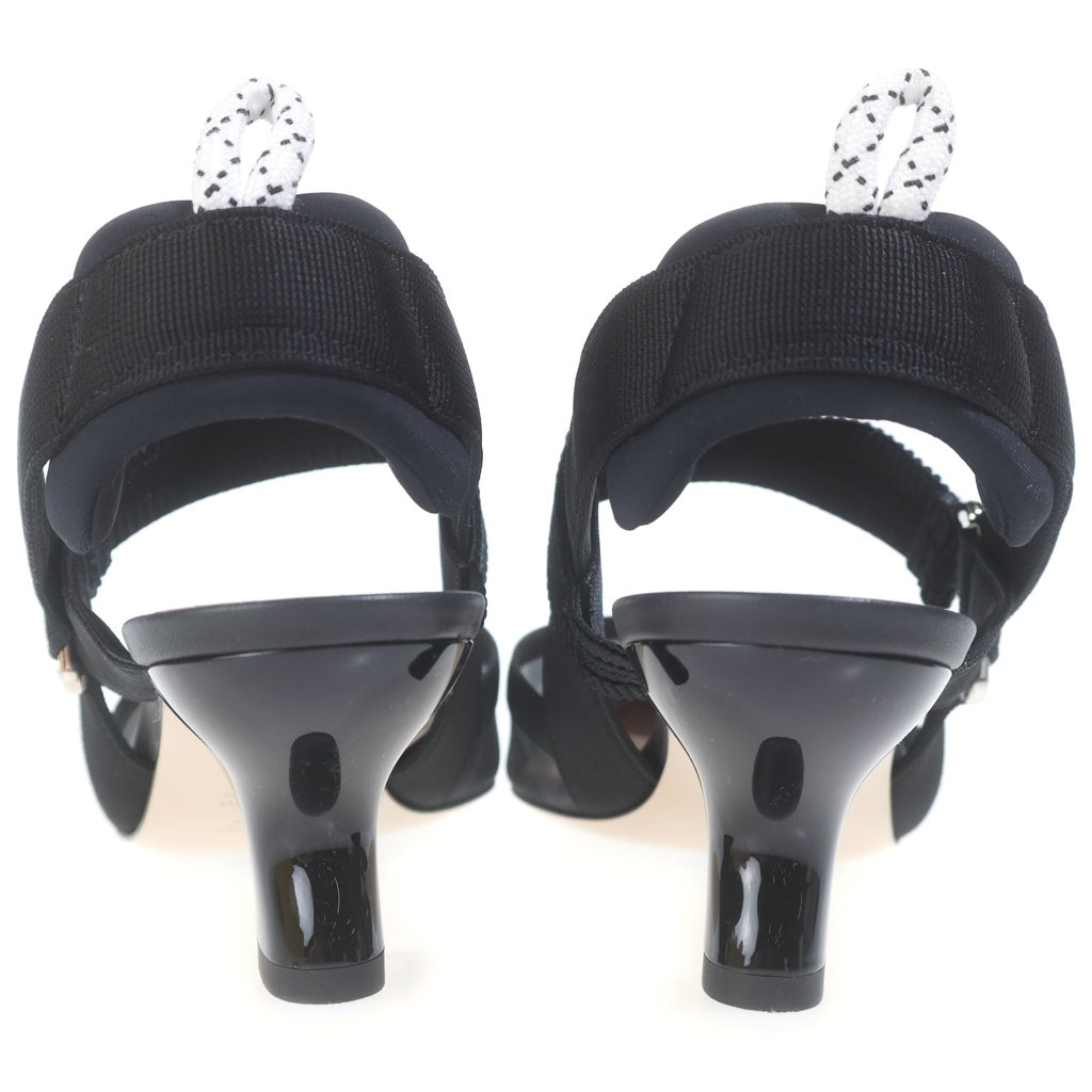 FENDI(フェンディ) コリブリ メッシュヒールパンプス ブラック #37 レディース