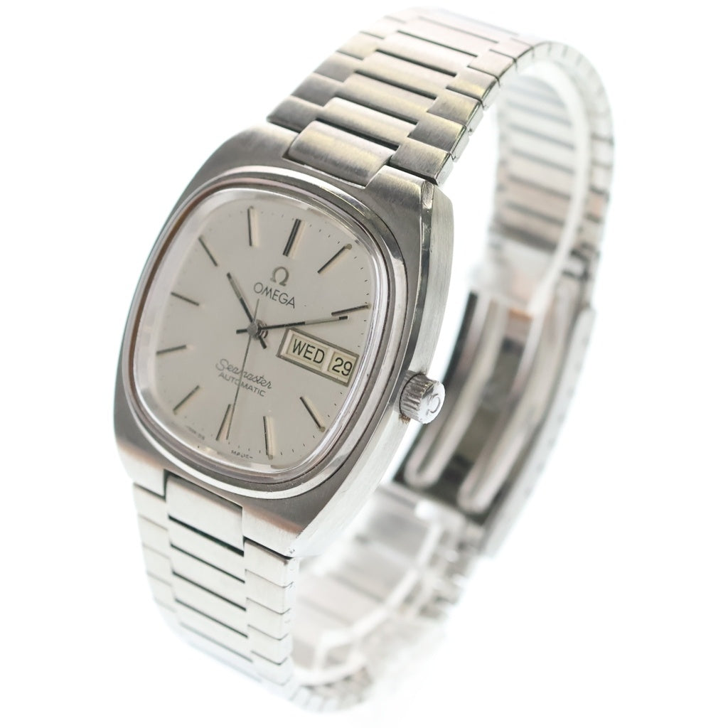 OMEGA(オメガ) シーマスター デイデイト シルバー文字盤 SS/AT ステンレス オートマ 自動巻き 腕時計 166.0213.1