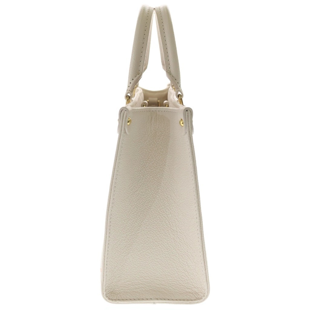 LOUIS VUITTON(ルイヴィトン) モノグラムアンプラント オンザゴーPM レザー 2WAY ハンドバッグ ショルダーバッグ ICタイプ クレームサフラン アイボリー M46513 レディース