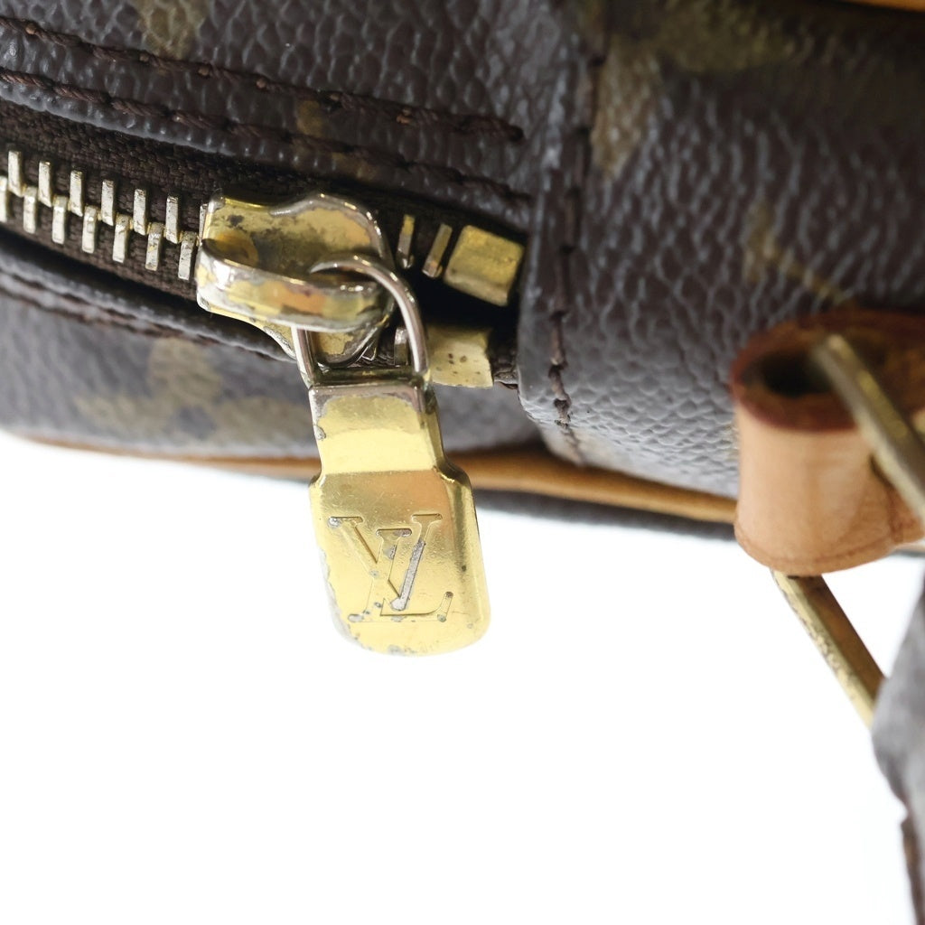 LOUIS VUITTON(ルイヴィトン) モノグラム アマゾン ショルダーバッグ ミニバッグ ブラウン レザー×PVC M45236 ゴールド金具 レディース