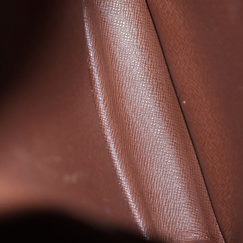LOUIS VUITTON(ルイヴィトン) モノグラム アマゾン ショルダーバッグ ミニバッグ ブラウン レザー×PVC M45236 ゴールド金具 レディース