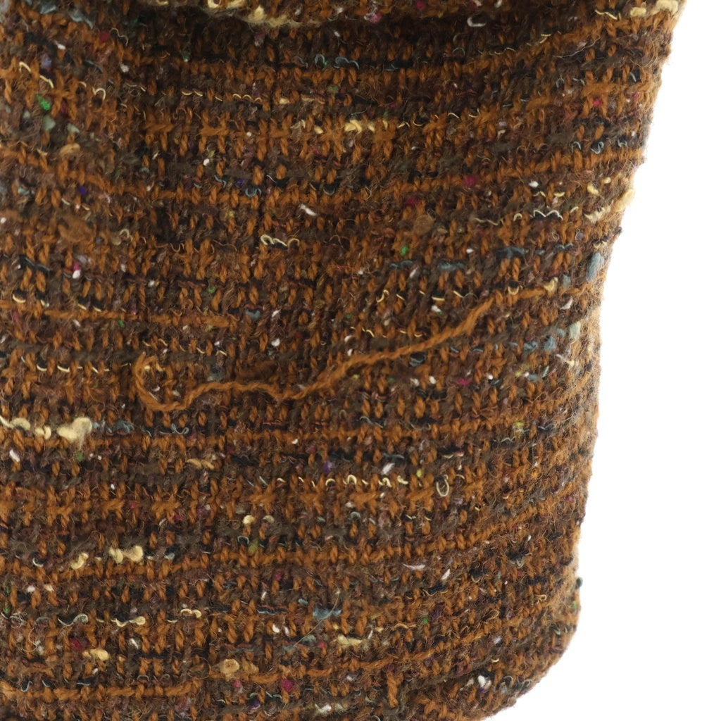 CHANEL(シャネル) 98AW archive Wool Tweed Blazer ココマークボタン ウールツイード ブレザー 1B テーラードジャケット ブラウン P12140V07047 レディース