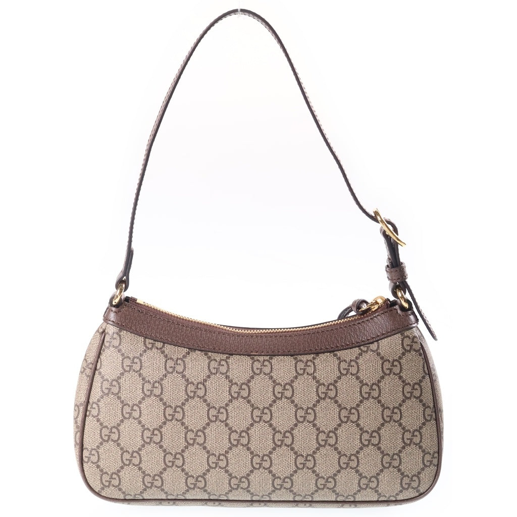 GUCCI(グッチ) オフィディア スモール GGスプリーム PVC レザー ミニショルダーバッグ ハンドバッグ ベージュ 735145 レディース
