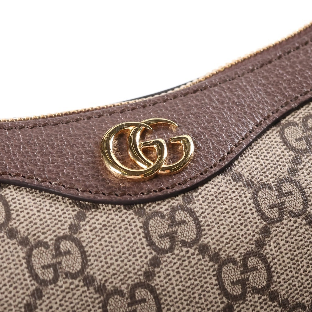 GUCCI(グッチ) オフィディア スモール GGスプリーム PVC レザー ミニショルダーバッグ ハンドバッグ ベージュ 735145 レディース