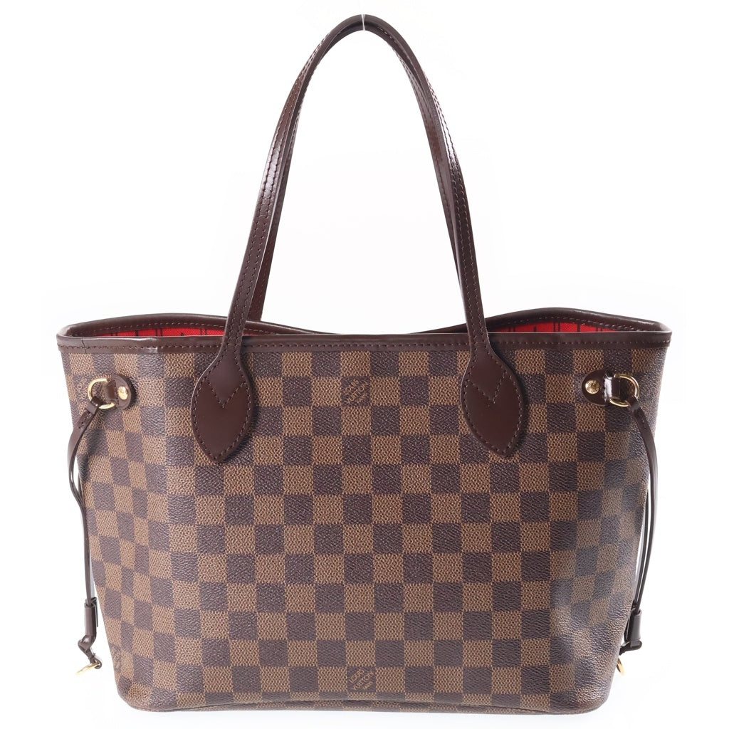 LOUIS VUITTON(ルイヴィトン) ダミエ ネヴァーフルPM PVC レザー トートバッグ ハンドバッグ ブラウン N51109 レディース