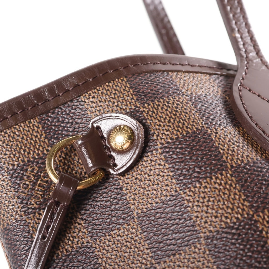 LOUIS VUITTON(ルイヴィトン) ダミエ ネヴァーフルPM PVC レザー トートバッグ ハンドバッグ ブラウン N51109 レディース