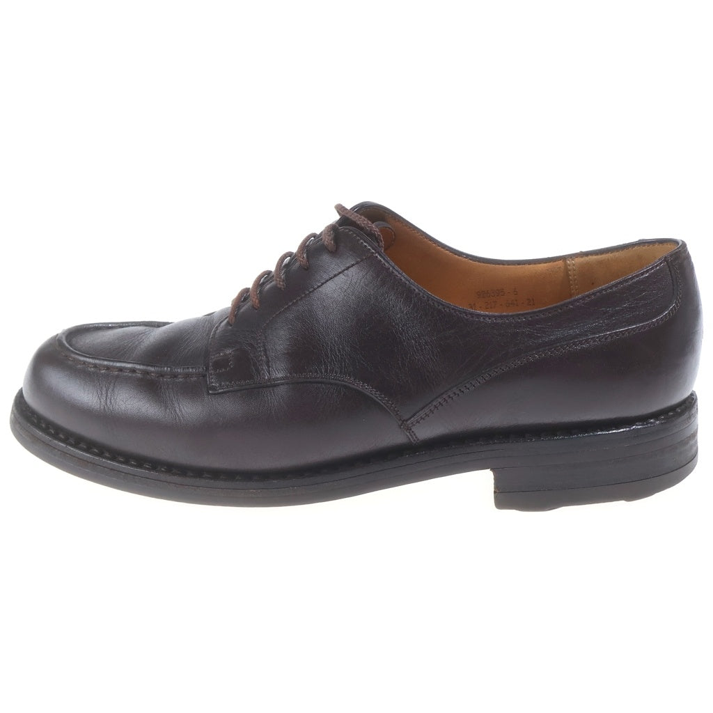 J.M.WESTON(ジェイエムウエストン) 641 GOLF Derby Shoes ゴルフ Uチップダービー ドレスシューズ 革靴 ラウンドトゥ ノヴォカーフ レザー ブラウン 31-217-641-21