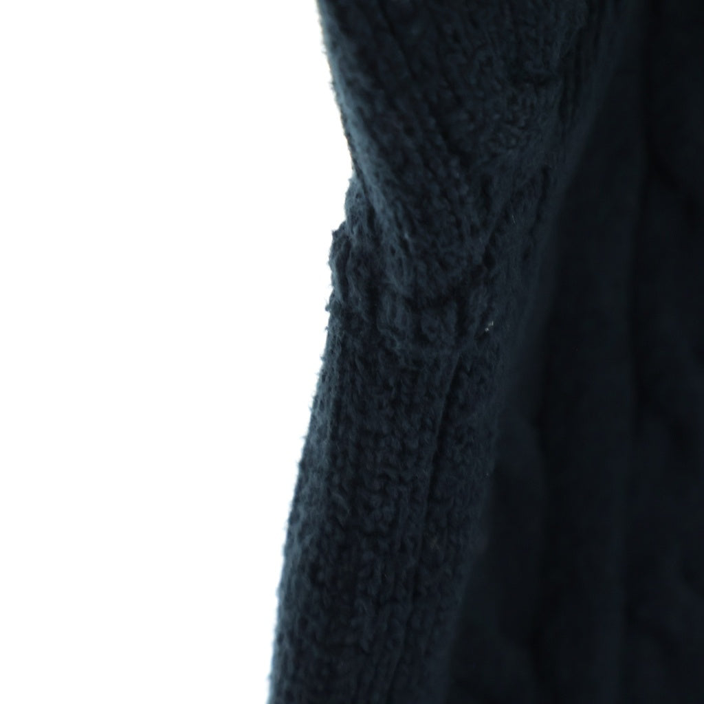 POLO RALPH LAUREN(ポロラルフローレン) Half-Zip Knit ハーフジップ ケーブル編みニット セーター ロゴ刺繍 ネイビー 0200011413